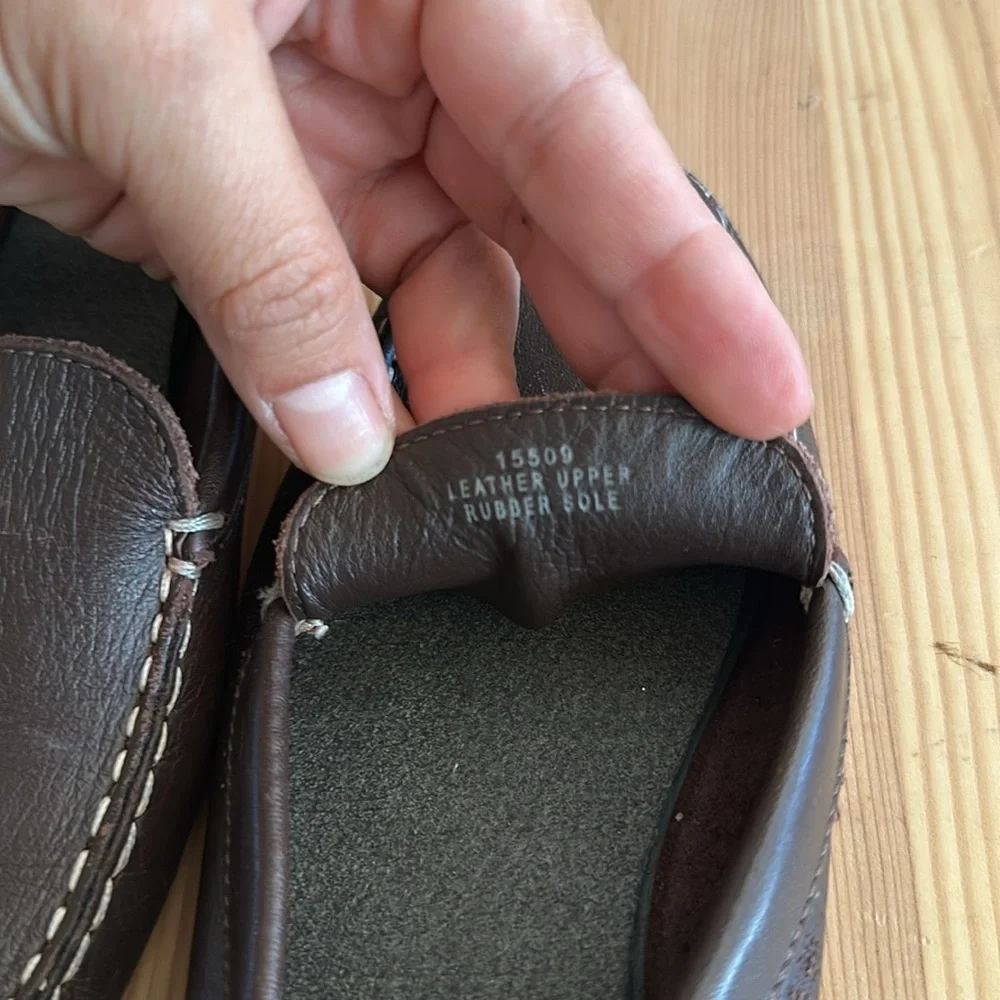 CREWCUTS Brown Leather Boys Loafers